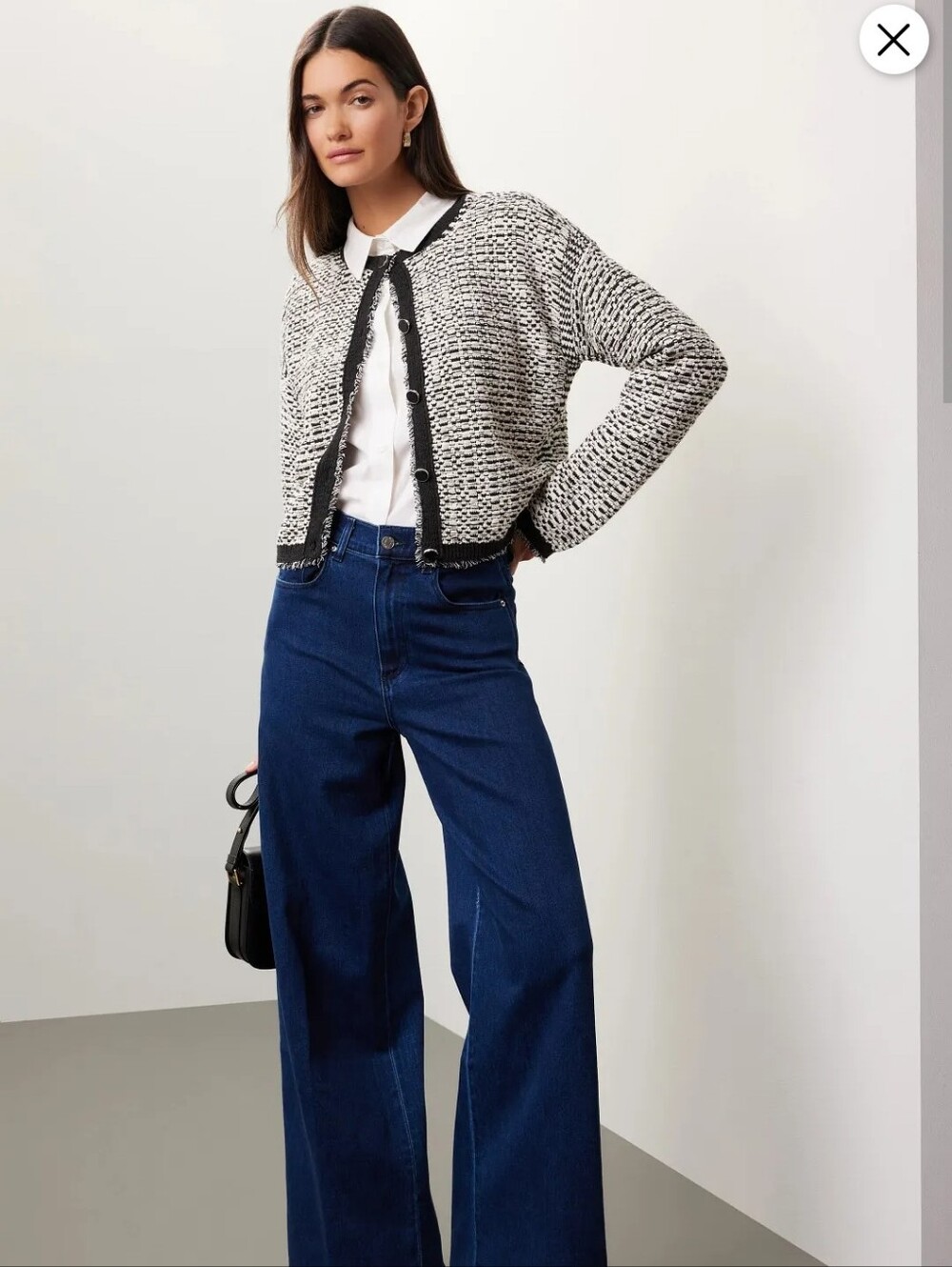 CLUB MONACO TEXTURED CARDIGAN SIZE S MSRP $198